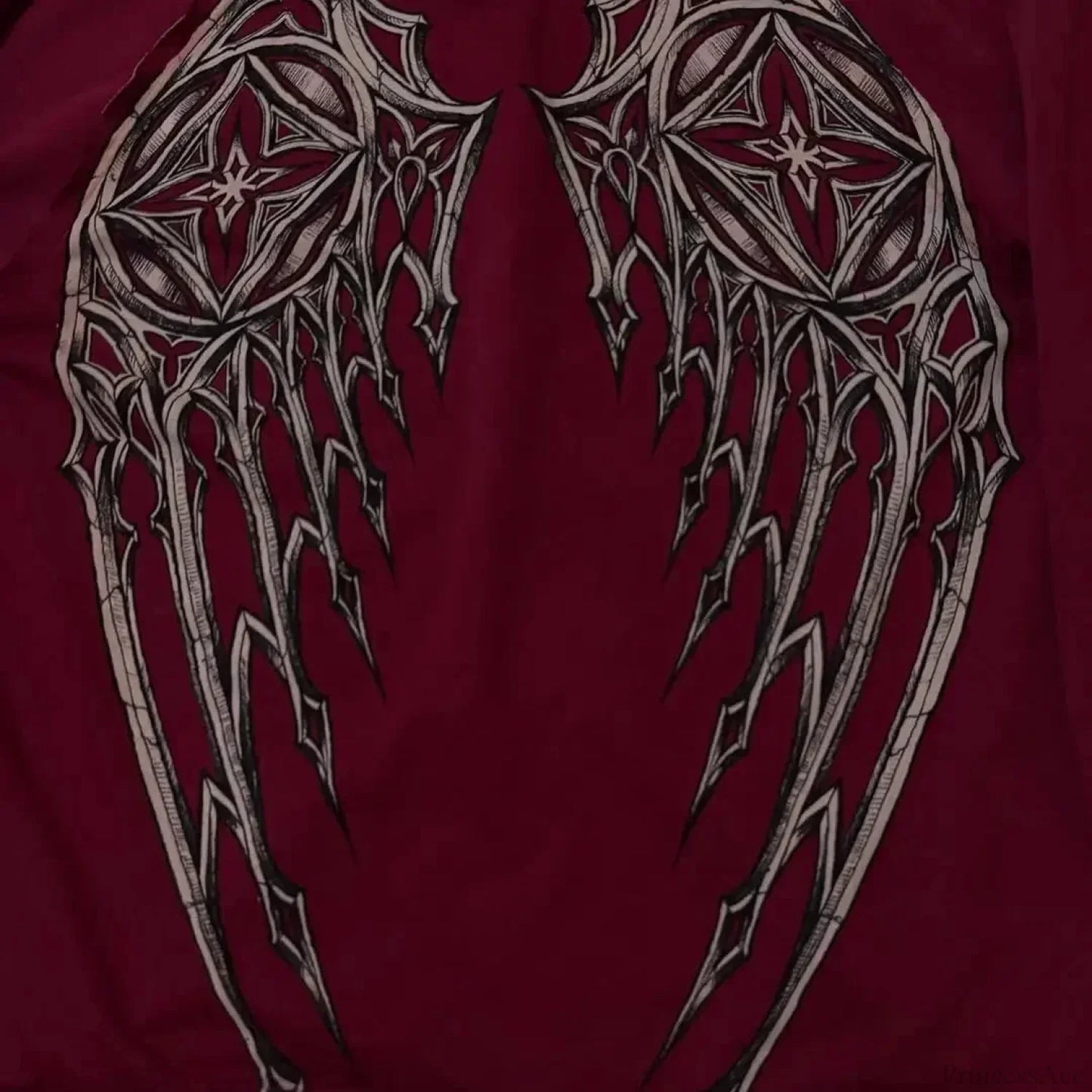 Dark Crimson Oversize Zipper Hoodie