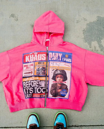 Dark Demonic Destroyer Zip Hoodie