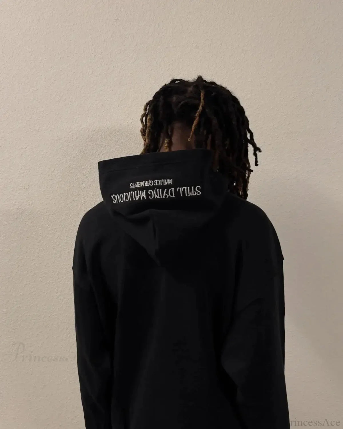 Dark Dirty Pictorial Print Hoodie