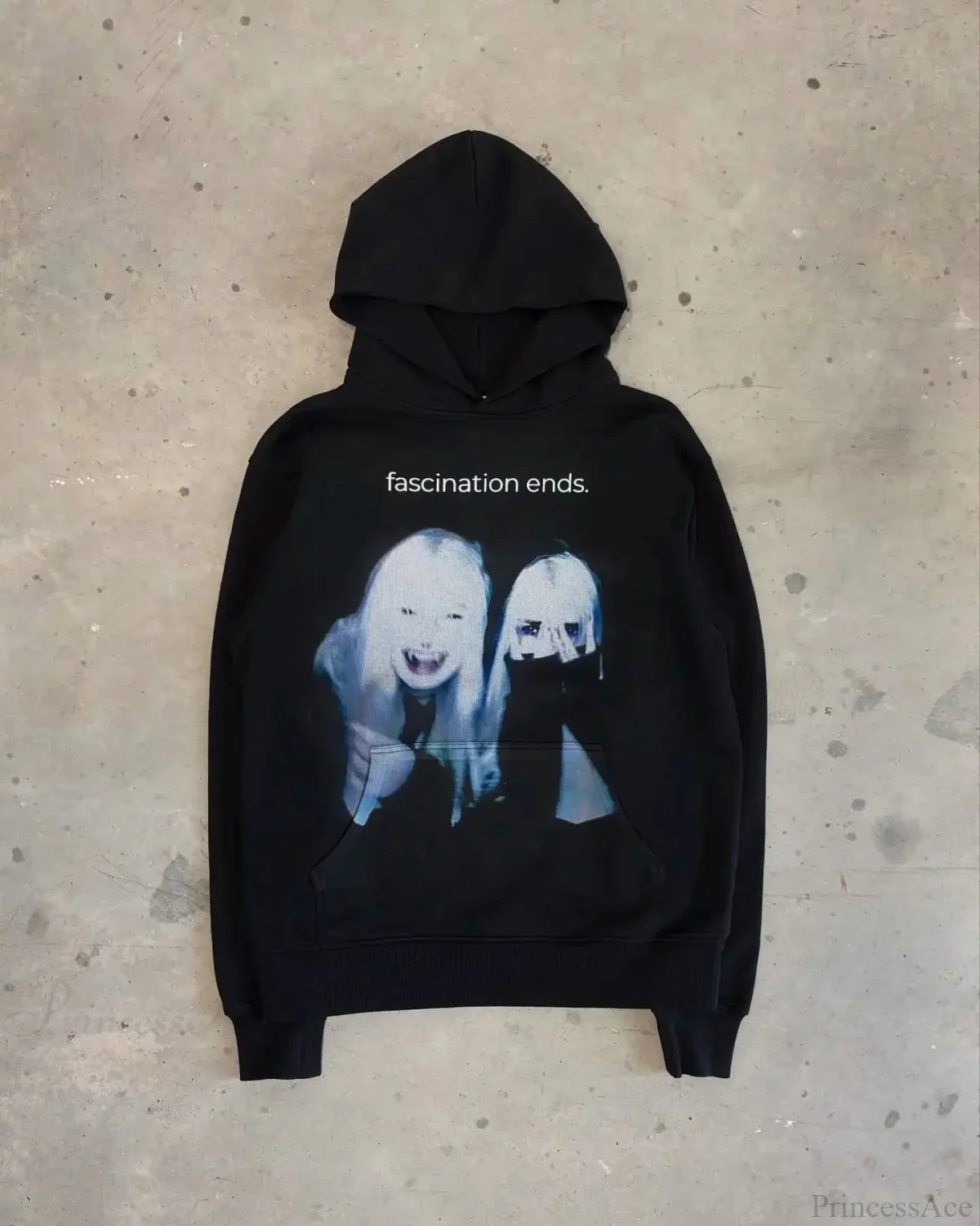 Dark Dirty Pictorial Print Hoodie