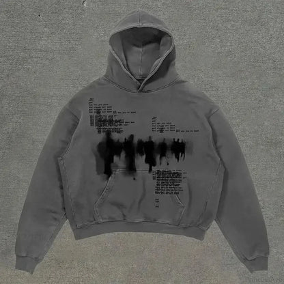 Dark Fashion Design Huge Hoodie