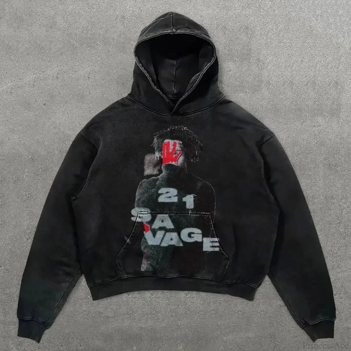 Dark Fashion Design Huge Hoodie