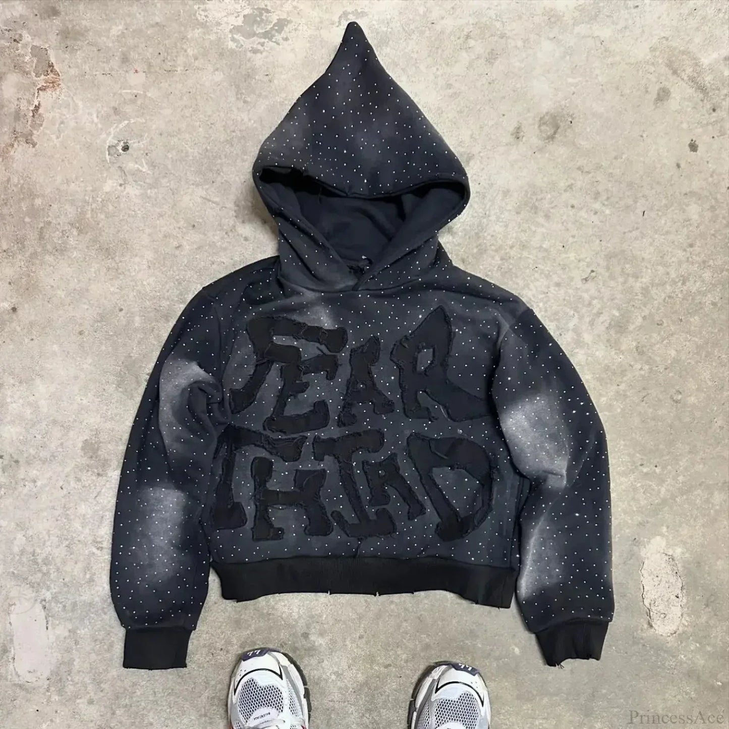 Dark Flash Diamond Patch Hoodie