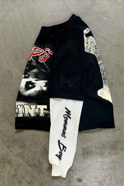 Dark Futuristic Counterfeit 2-Part Hoodie