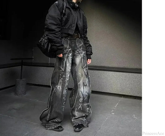 Dark Gothic Y2K Baggy Pant