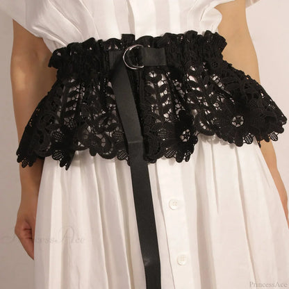 Dark Lace Gothic Deluxe Designer Belt