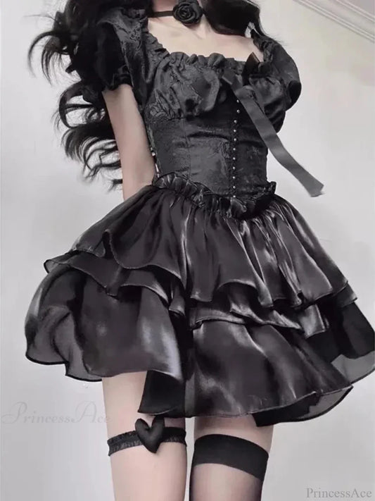 Dark Lolita Spaghetti Small Dress