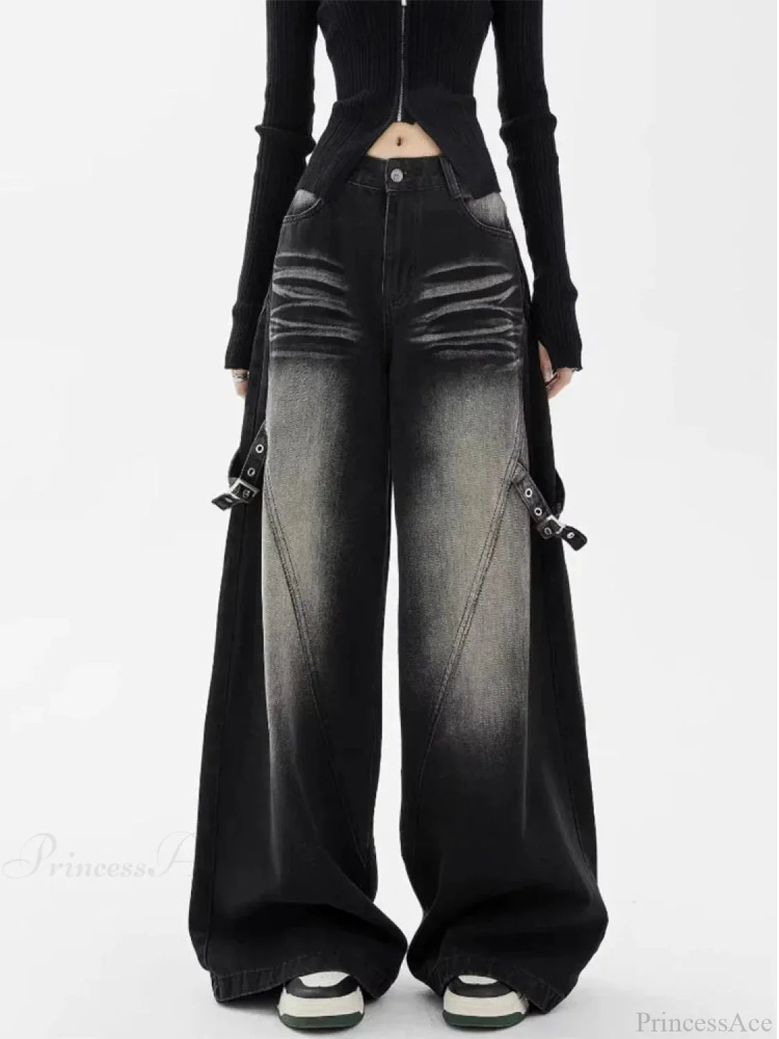 Dark Medieval 2000s Direct Denim Pant