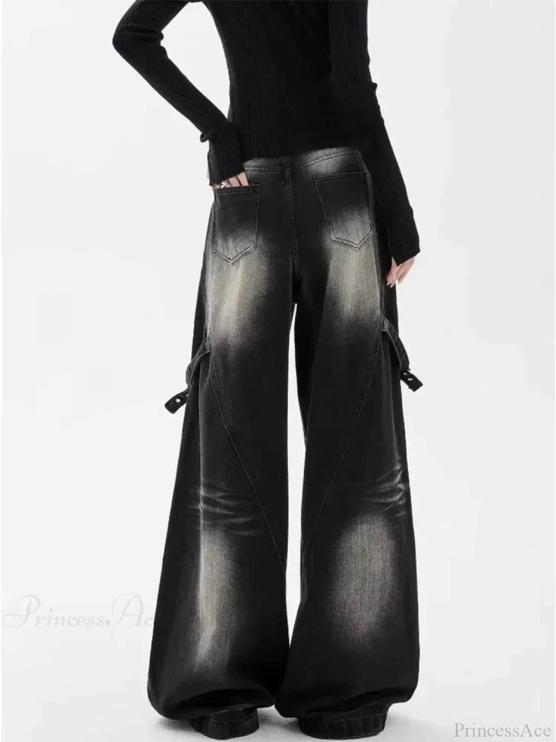 Dark Medieval 2000s Direct Denim Pant