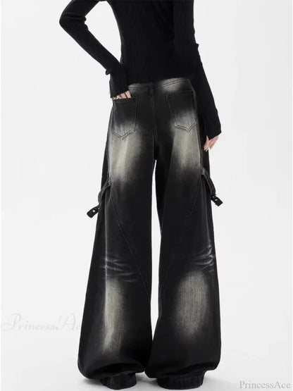 Dark Medieval 2000s Direct Denim Pant