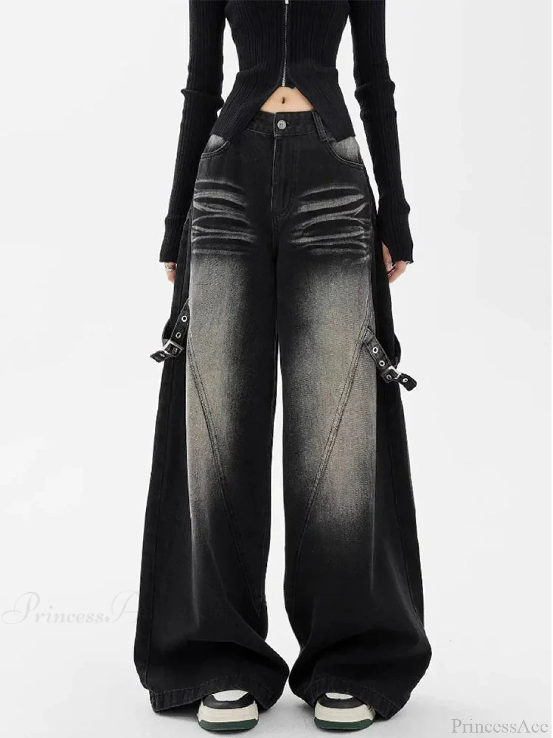 Dark Medieval 2000s Direct Denim Pant