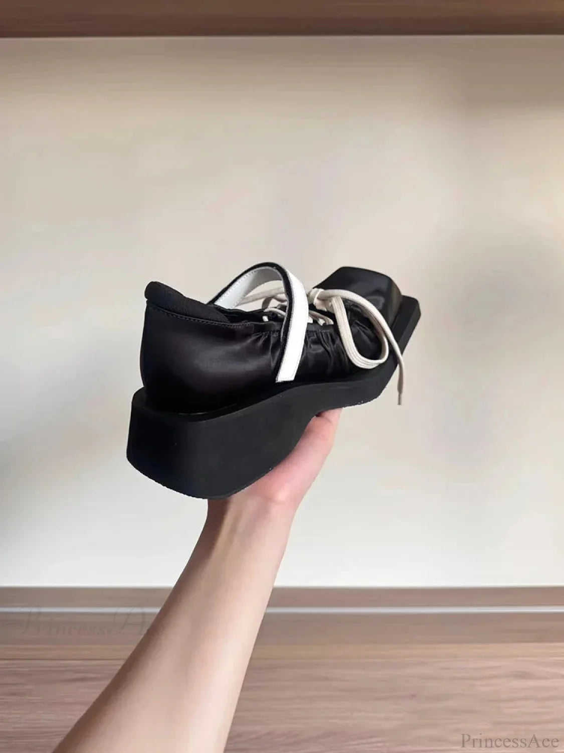 Dark Platform Moving Tennis Shoe