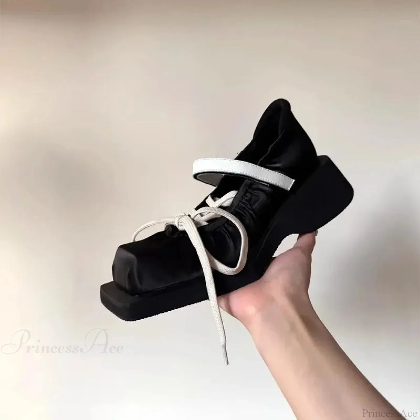 Dark Platform Moving Tennis Shoe