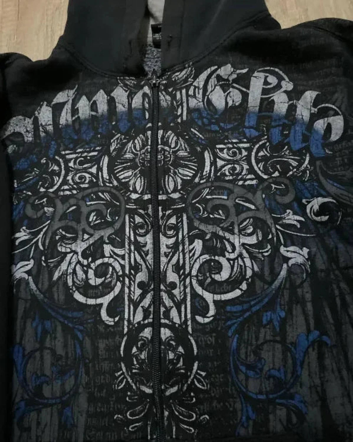 Dark Print Pullover Jumper