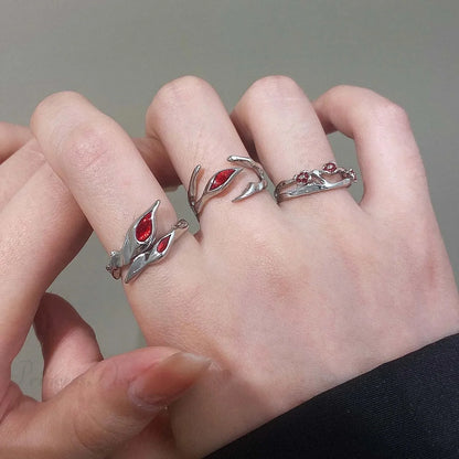 Dark Red Crystal Band