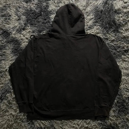 Dark Skull Design Zip Hoodie