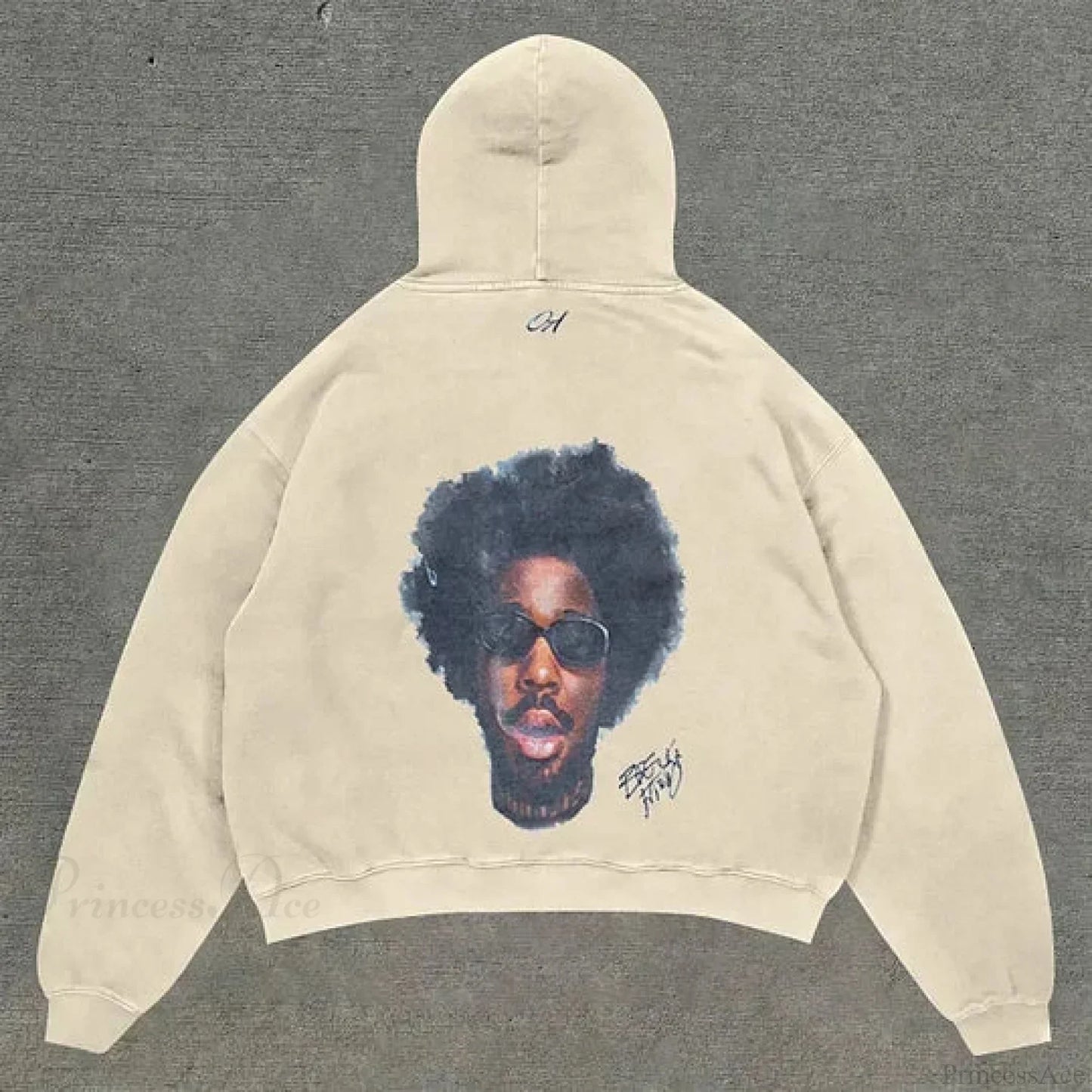 Dark Skull Design Zip Hoodie