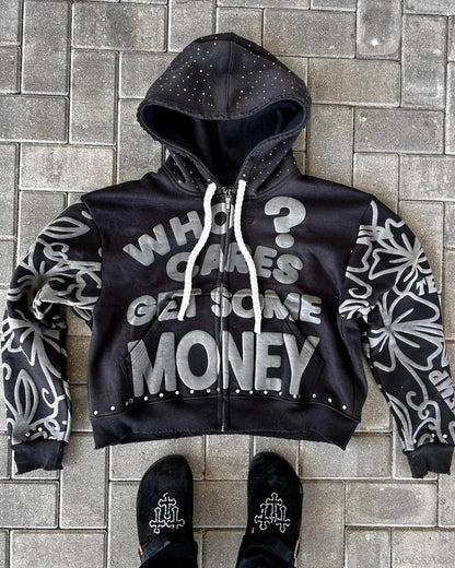 Dark Star Alphabet Zip Hoodie