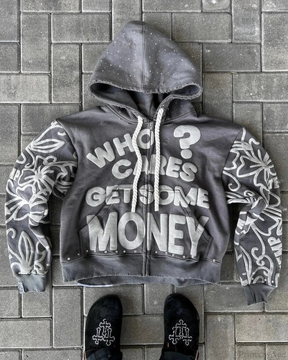 Dark Star Alphabet Zip Hoodie