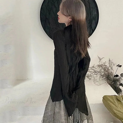 Dark Unpredictable Stylish Blouse