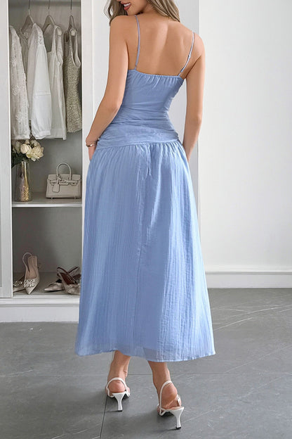Chic Deep V Waist Work Dress