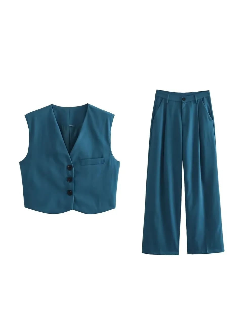 Waist Coat Vest & Pants Coord Set