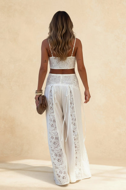 Boho Lace Patchwork Maxi Skirt