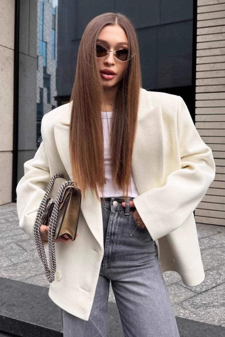 French Vintage Notch Lapel Blazer