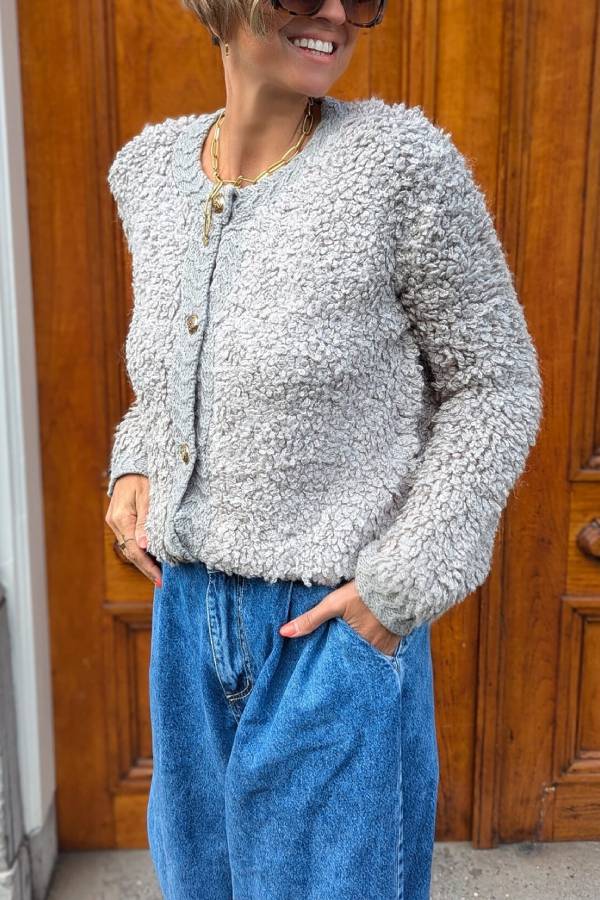 Button Knit Cardigan