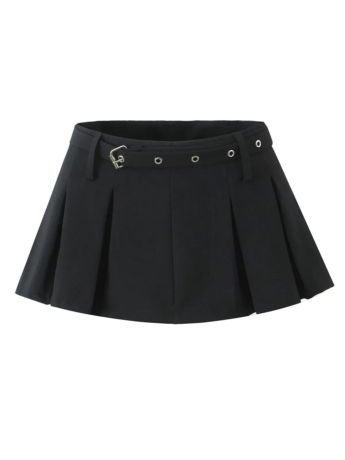 Belted Boning Corset Tube Top & Flare Skirt Coord Set with belt