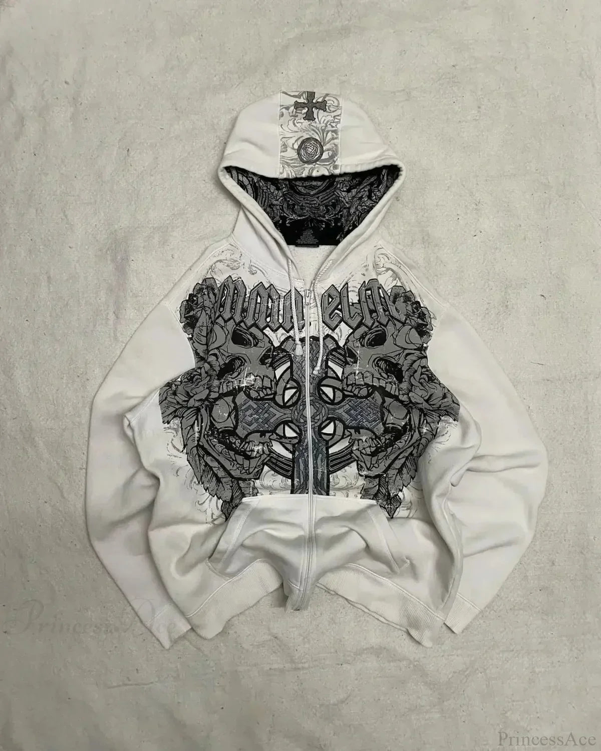 Distress Road Medieval Zip Hoodie