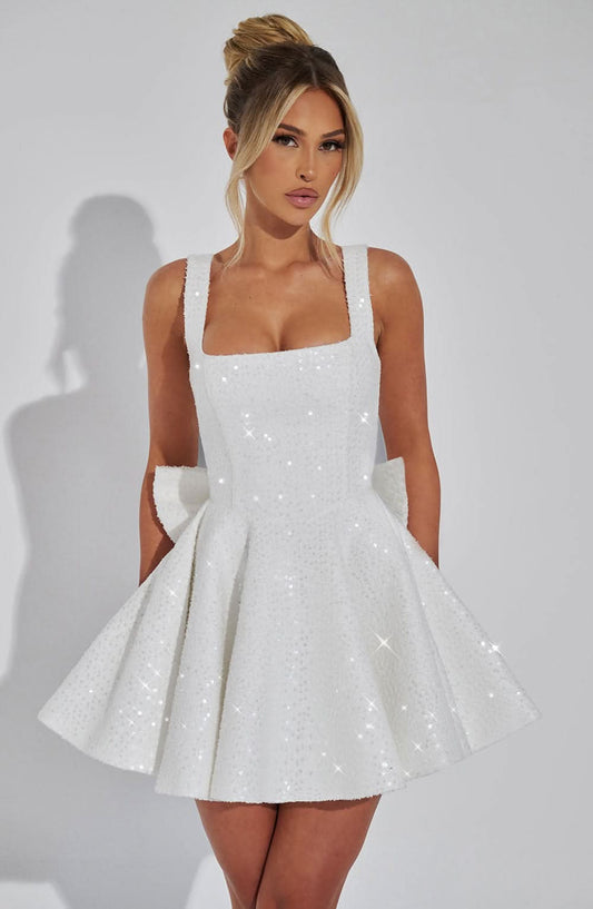 Lucia Mini Bow Dress