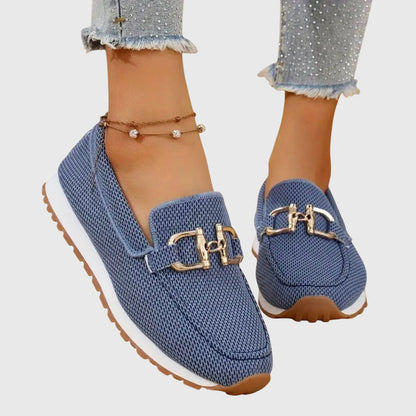 The Susana — Comfort Loafers with Gold Detail