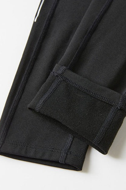 Thermal High-Rise Fleece Lined Running Yoga Leggings