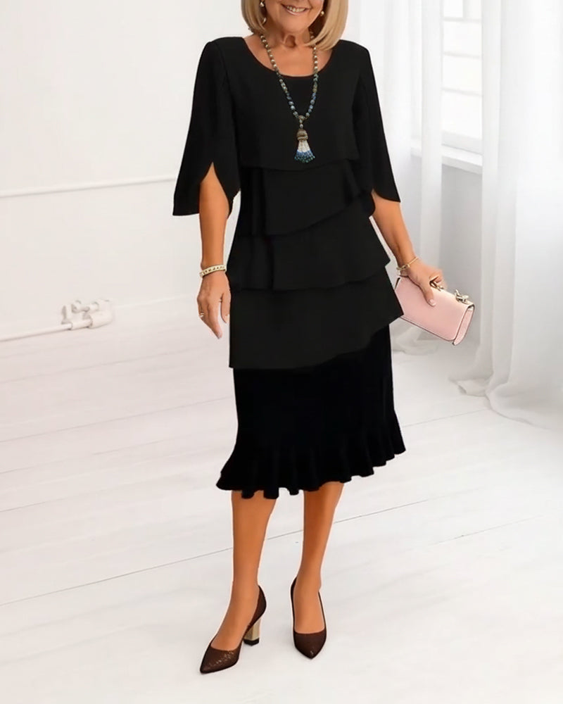 Clara | Ruffle Dress