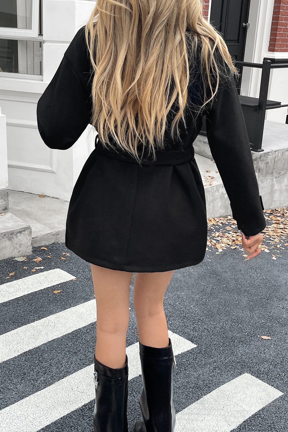 Casual Long-Sleeve Sweater Coat
