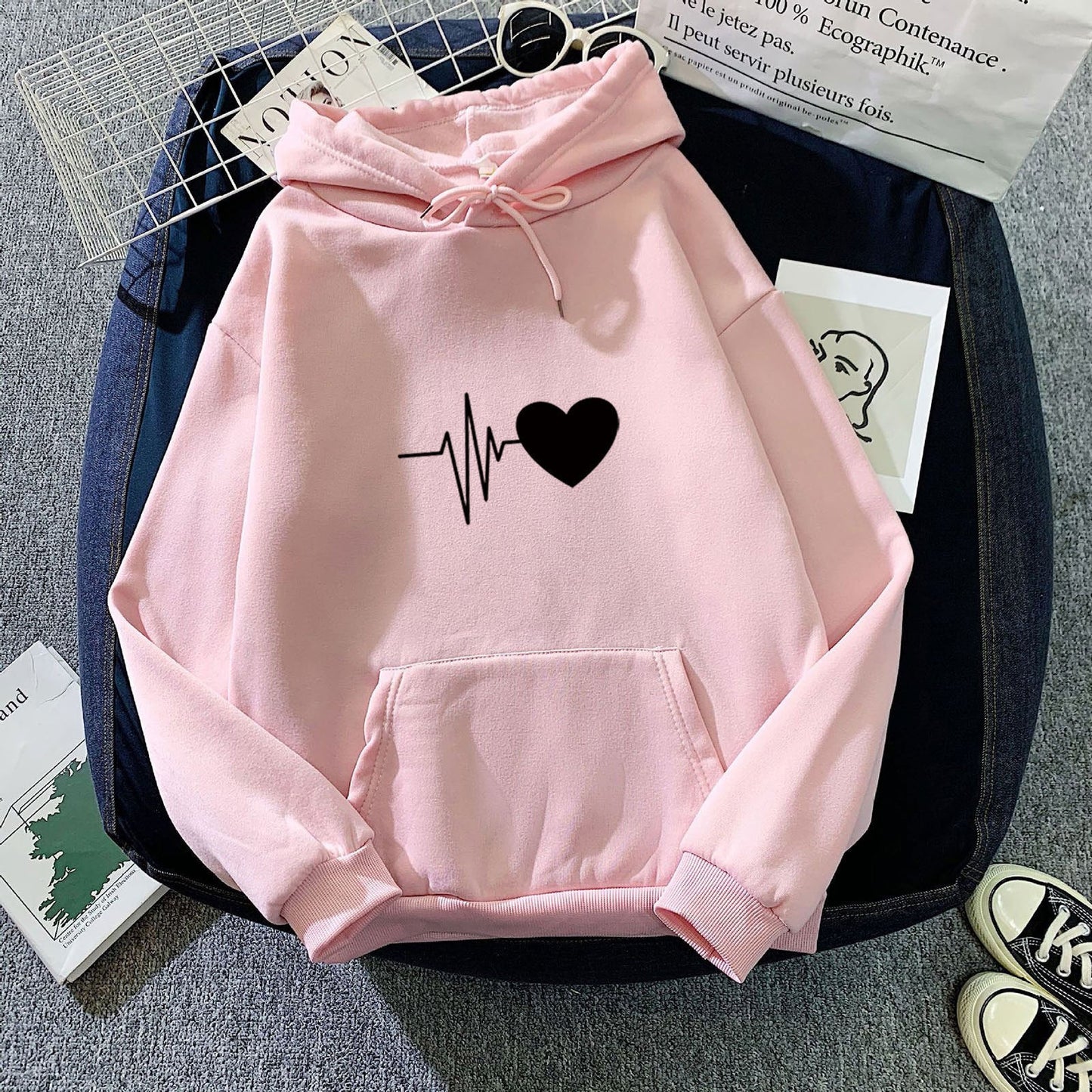 Pulse Love - Graphic Heart Hoodie
