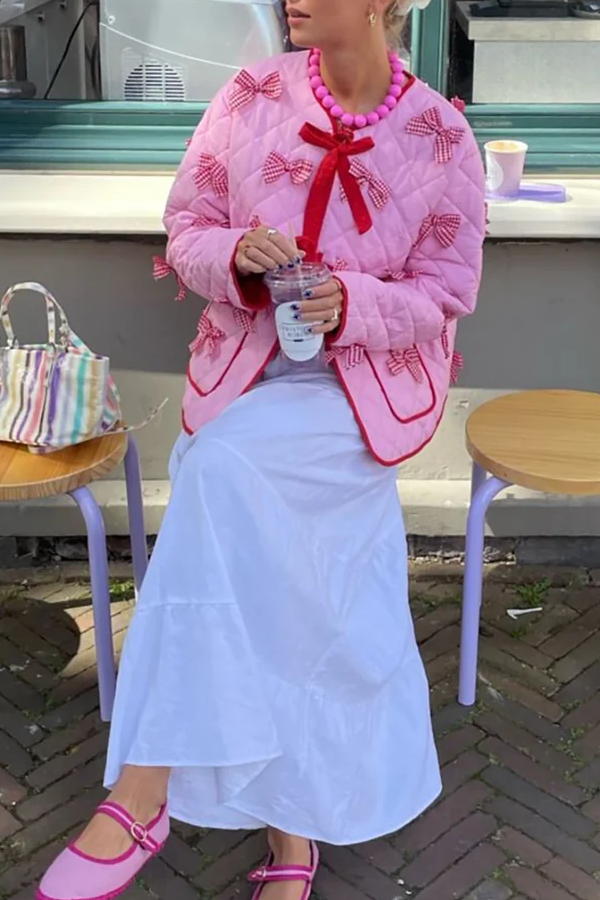 Printed Long-sleeved Jacket