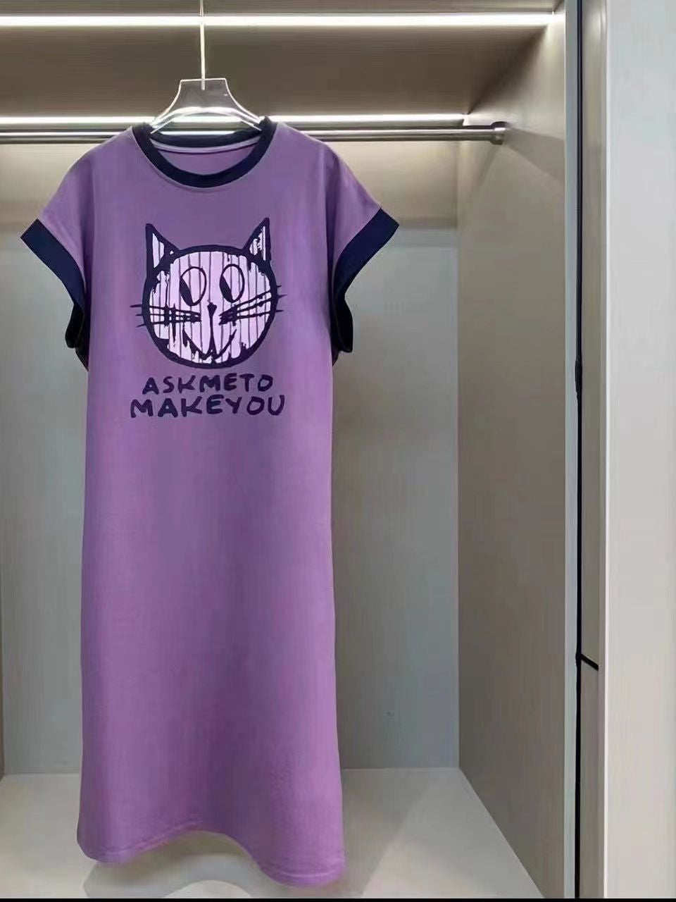 Oversized Fit T Shirt Dress