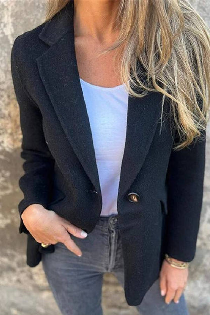 Fashionable and versatile lapel jacket