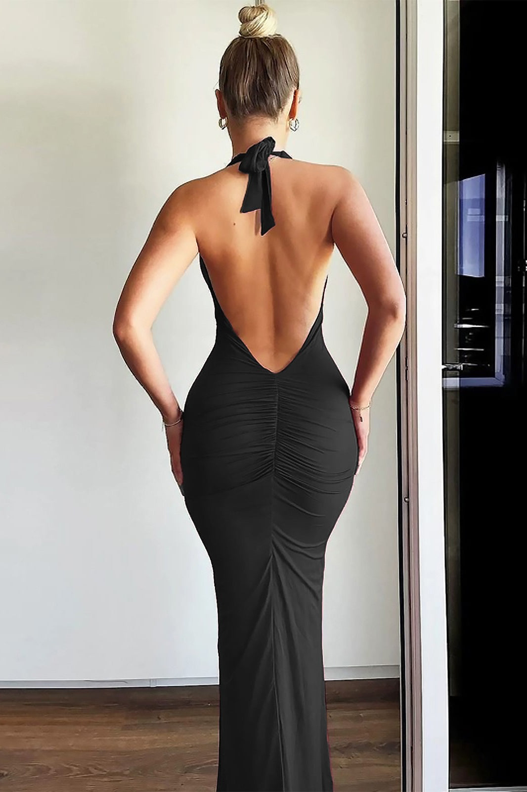 Halter Sleeveless Backless Sexy Bodycon Dress