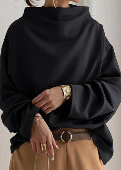 Contemporary Chic Oversized Women's Sweater - Minimalist Style