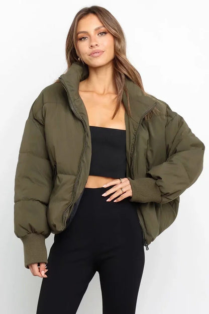 Flowy Insulated Puffer Jacket