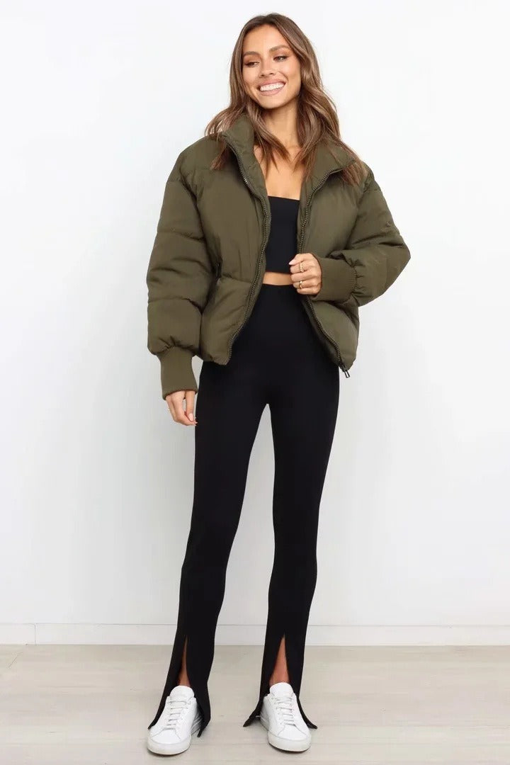 Flowy Insulated Puffer Jacket