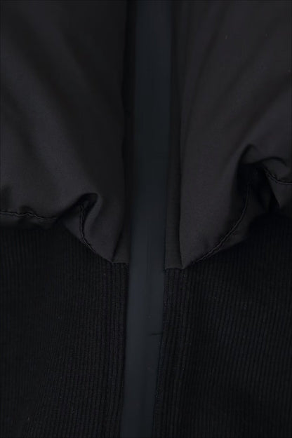 Cropped Patchwork Quilted Puffer Jacket