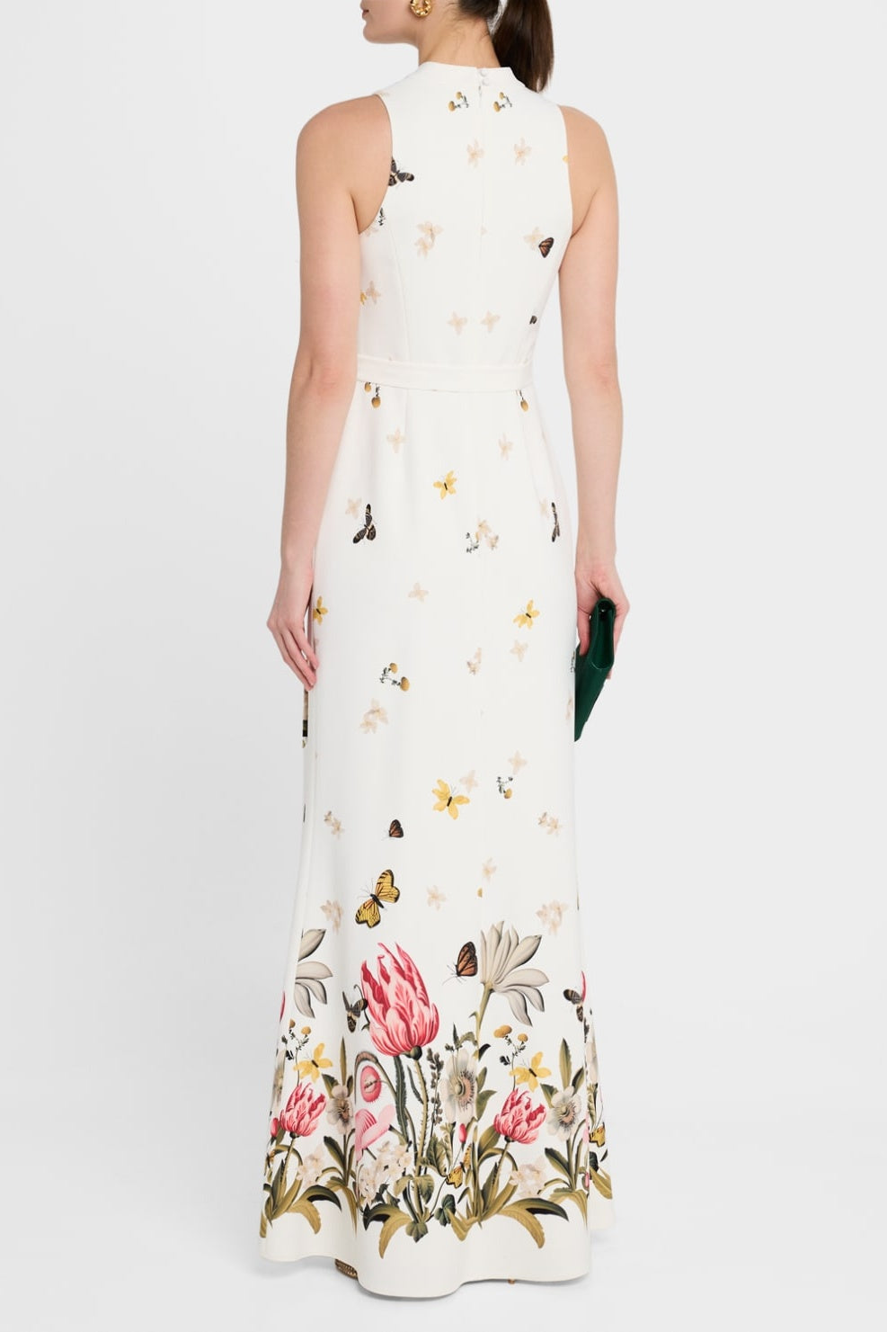 Moira Butterfly Printed Sleeveless Maxi Dress