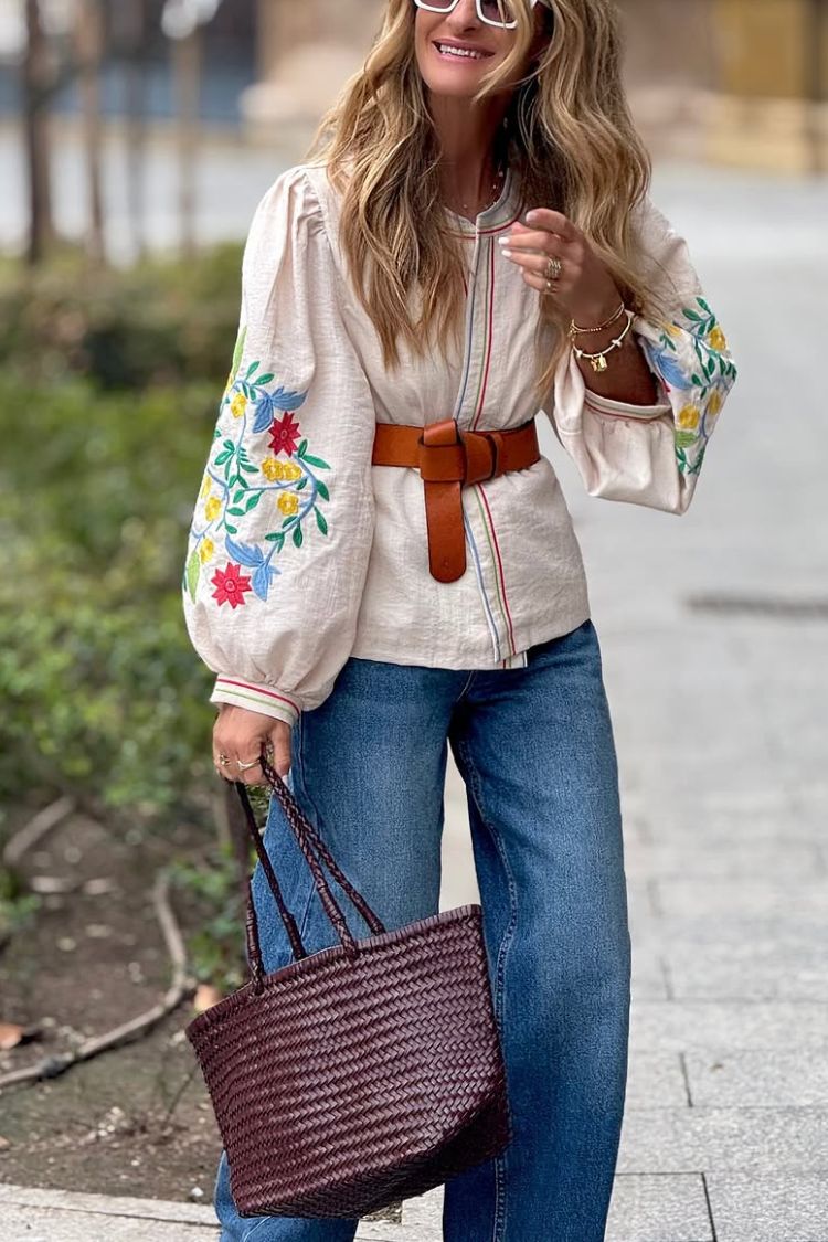Embroidered Boho Jacket