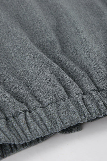 Trendy Grey Wool Short Coat