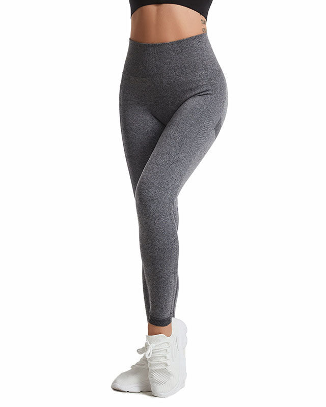 High Waist Abdomen. Hip Raise and Wrinkle Tight Fitness Pants