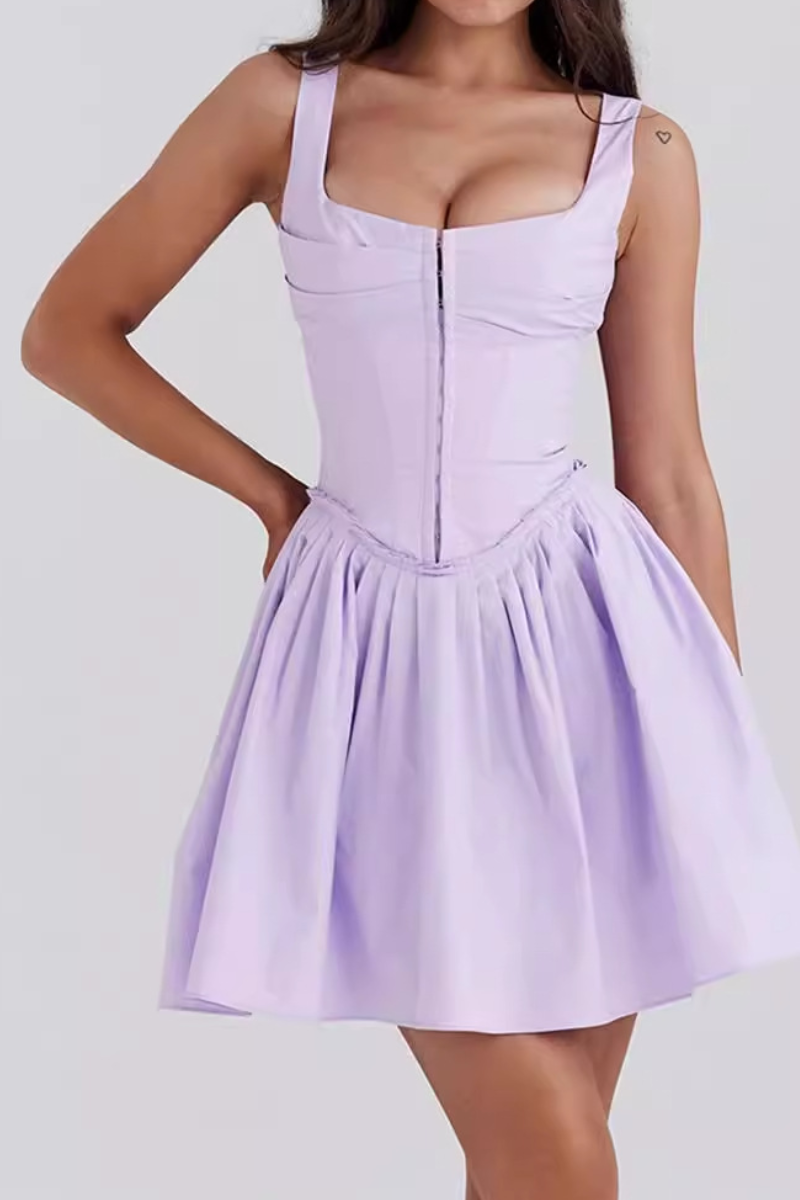 Betsy Corset Ruffle Cami Mini Dress